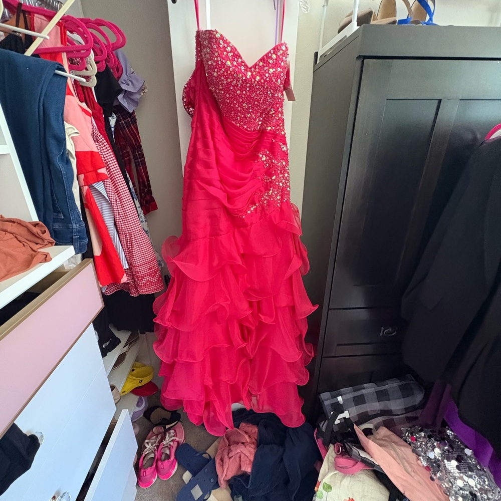 Elegant Pink Prom Dress
